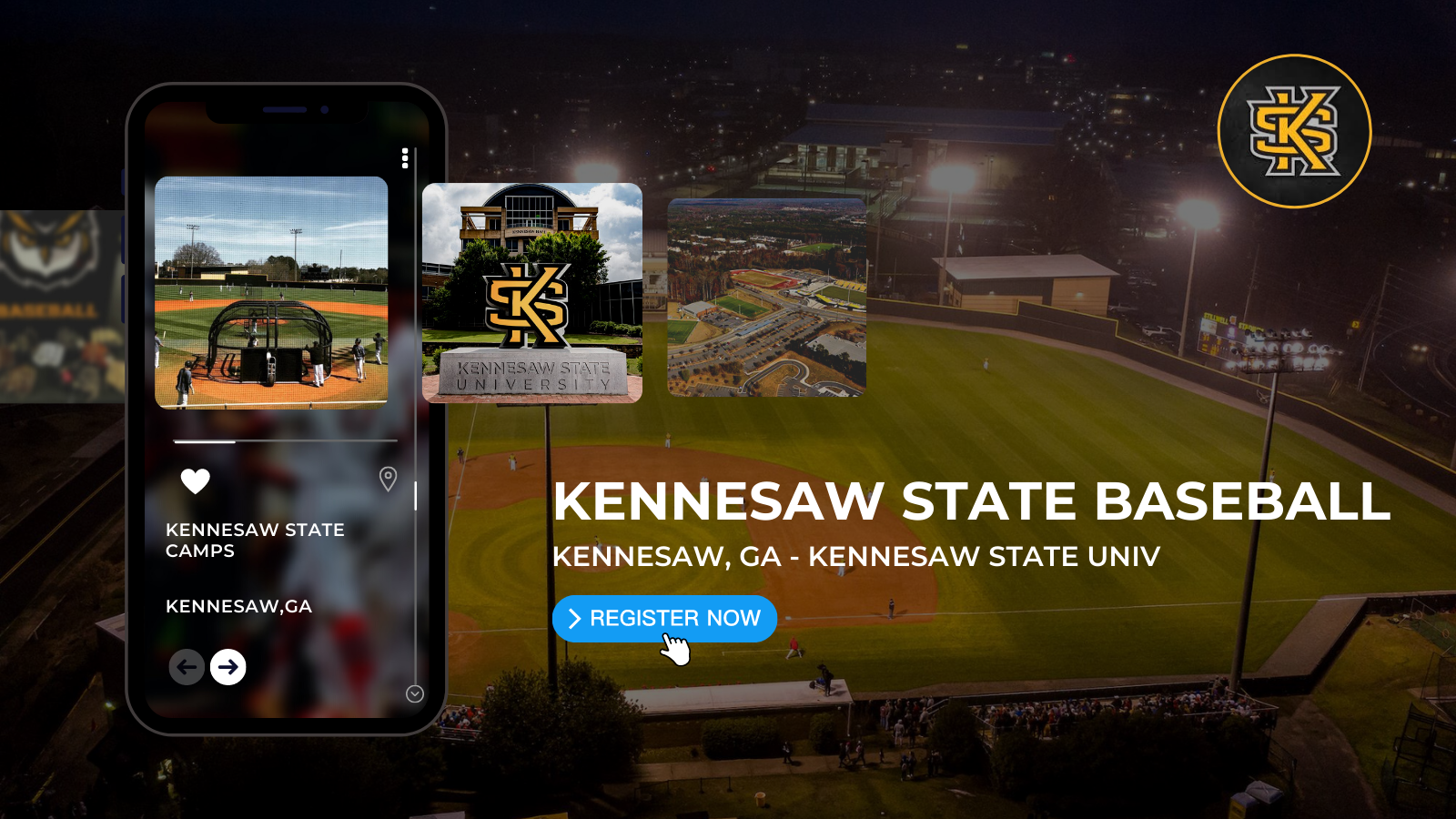 Kennesaw State University Baseball Register Today